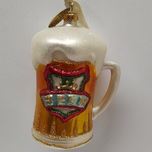 Katherine's Collection - Retired Glass Ornament - Beer Garden Stein Ornament